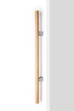 �chytka Viefe KUMO WOOD BIG ONE BBS � obojstrann� / dub + vzh�ad nerezovej ocele / 878 mm