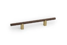 �chytka Viefe KUMO WOOD / orech + lakovan� br�sen� mosadz / 248 mm