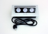 V�klopn� elektrick� z�suvka 230V/16A - 3 z�suvky