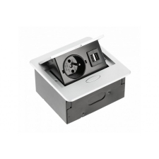 Vklopn zsuvka GTV AVARO s USB strieborn