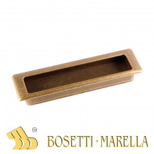 Úchytka Bosetti Marella LEA zápustná / staromosadz / 128 mm