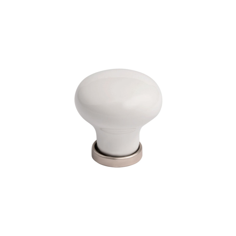 Úchytka knobka Bosetti Marella ALA / starokov biely porcelán / priemer 30 mm