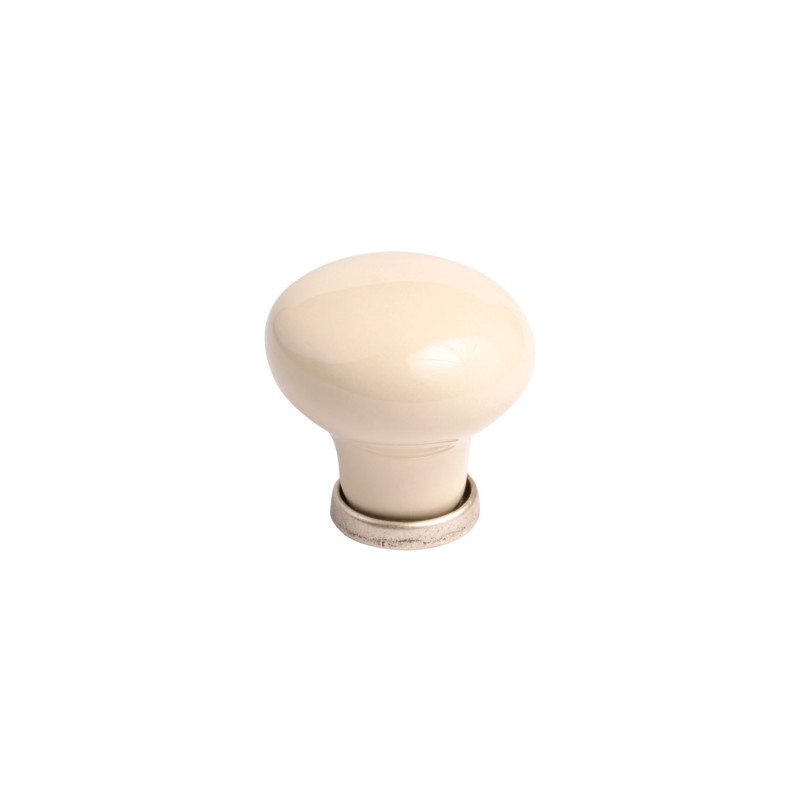 Úchytka knobka Bosetti Marella ALA / starokov porcelán / priemer 30 mm