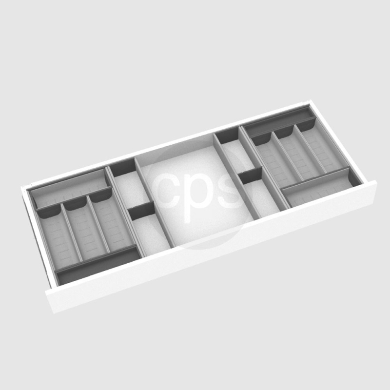 Prbornk do zsuvky BLUM ORGA-LINE / rka 1000 - 1099 / hbka 450 / nerez / siv