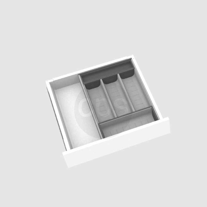 Prbornk do zsuvky BLUM ORGA-LINE / rka 400  549 / hbka 450 / nerez / siv