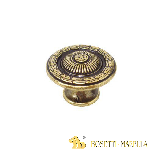 Úchytka knobka Bosetti Marella CERBI / staré zlato / 25 mm