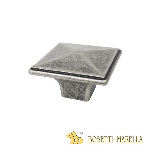 Úchytka knobka Bosetti Marella GENT / staré striebro / 35 x 35 mm