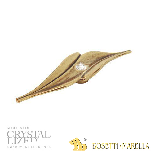 Úchytka Bosetti Marella WAVE SWAROVSKI / staré zlato / 170 x 48 mm