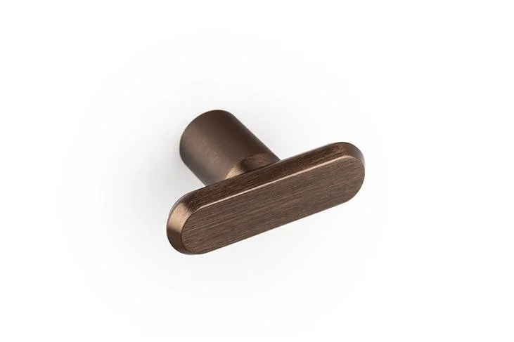 Úchytka knobka Viefe FASE T / brúsený bronz / 52 mm