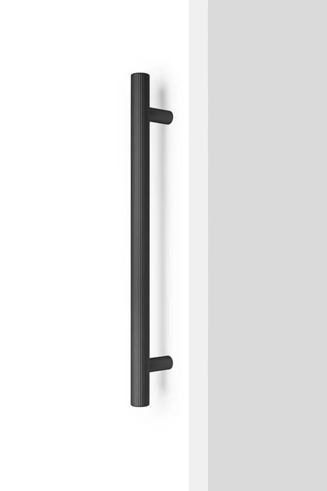 Úchytka Viefe BOTO BIG 1SS – montáž spredu / brúsená čierna / 418 mm