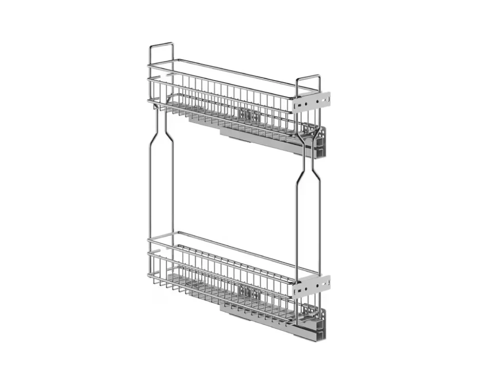 Výsuvný kôš KOMFORT 150mm plnovýsuv pravý